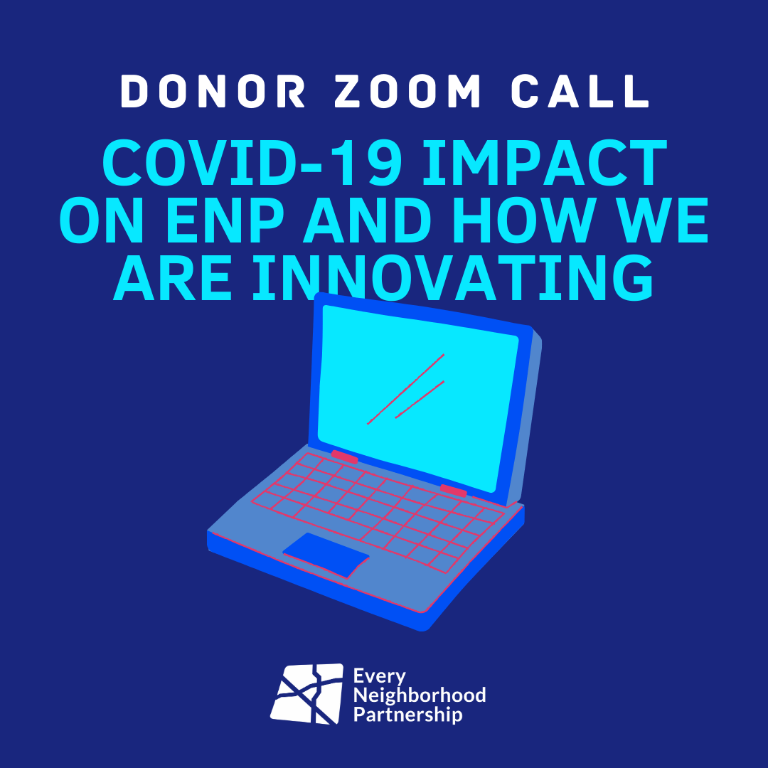 ENP Donor Zoom Call (Thursday) & Email Update
