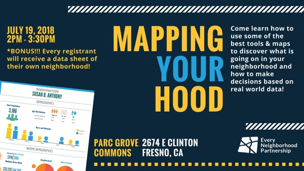 Mapping Your Hood – Julio 19th – 2pm