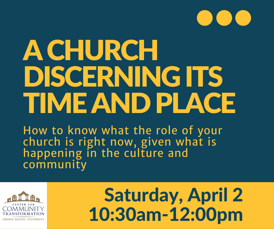 A Church Discerning its Time and Place - Every Neighborhood Partnership